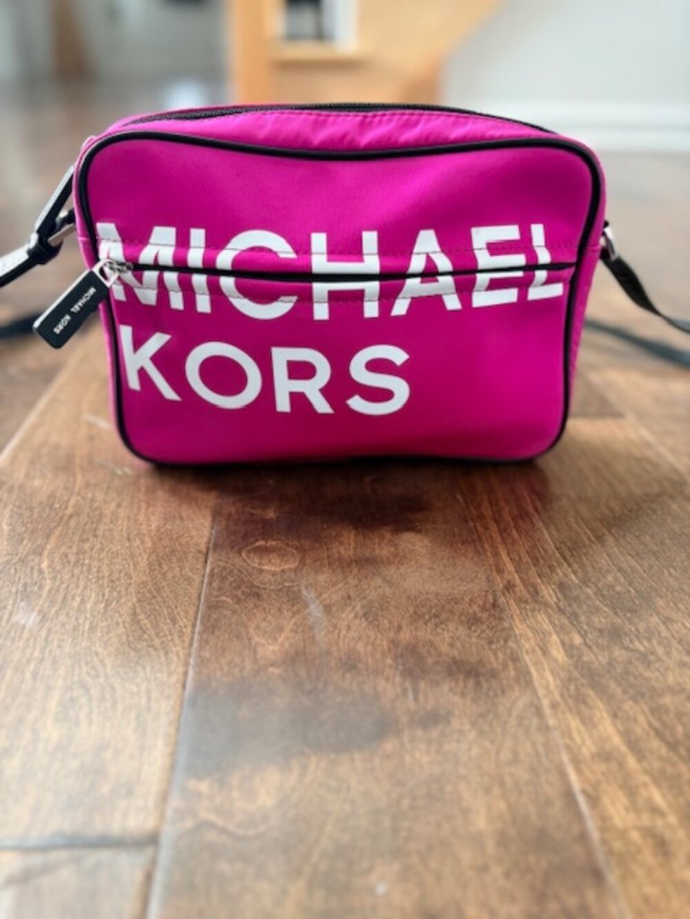 Michael Kors Fuchsia Nylon Camera Bag - Picture 3 of 8